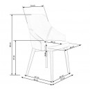 Стул HALMAR TOLEDO 3 Monolith 37 зеленый/черный